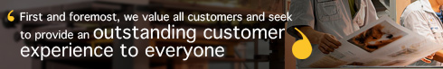 First and for foremost, we value all customers and seek to provide an outstanding customer experience to everyone